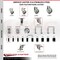 Service Caster 3.5 Inch 316SS Gray Polyurethane Swivel 3/4 Inch Stem Caster Lock Brake, 2PK SCC-SS316TTLEX20S3514-PPUB-2-S-2-34 - alternate 4